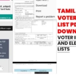 Tamil Nadu Voter List 2021