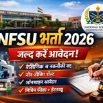 NFSU Recruitment 2026 Apply online